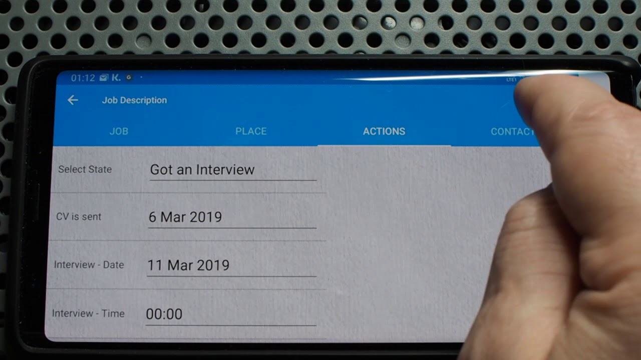 Android App "Career Organize - YouTube