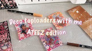 Decorate toploaders with me✨ Ateez edition pt.2