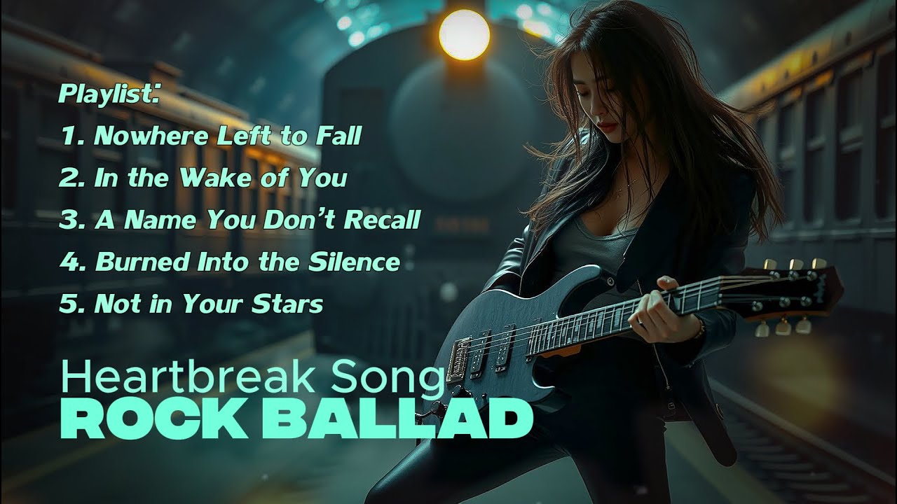 5 SLOW ROCK BALLADS for RELAX - Heartfelt Rock - Heartbreak Songs