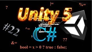 TUTORIAL Unity 5 - Aprenda C# ( Operadores[,,^=,%=,&=,|=]) Aula 22