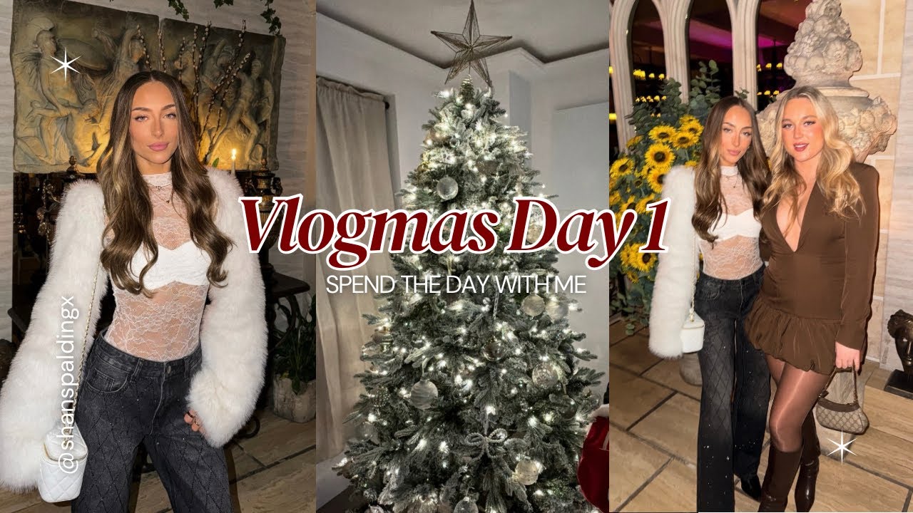 ЭТО VLOGMAS, ДЕНЬ 1🥹🎄 Проведите этот день со мной!! Организация, ужин в Лондоне, упаковка вещей...