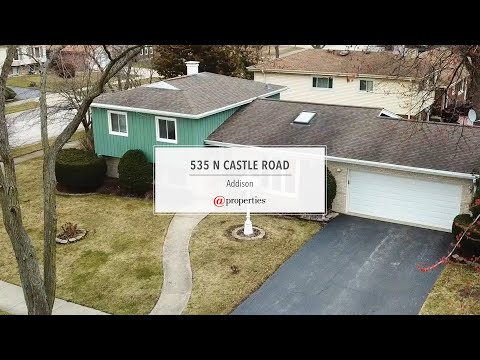 535 N Castle Road, Addison, IL home video tour