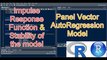 Vector AutoRegression (VAR) in R (Package: panelvar) Panel VAR Model in R