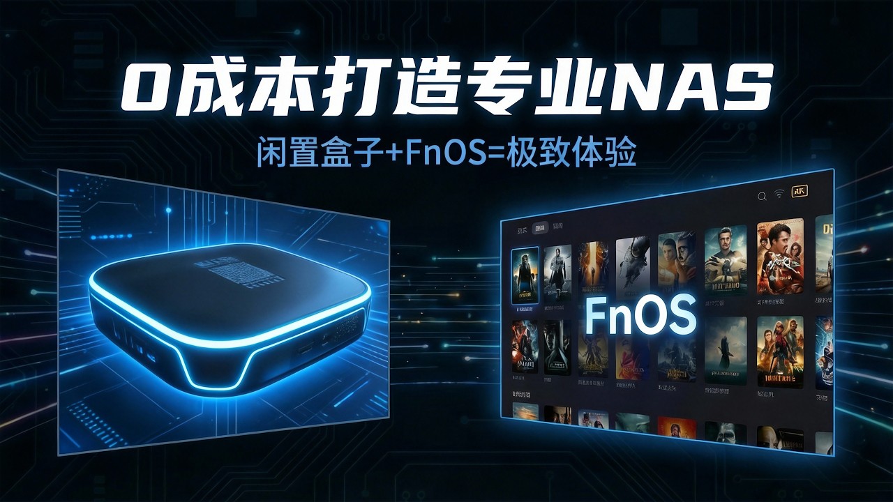 零成本的快乐！FnNAS吊打群晖：让你的闲置电视盒子瞬间满血变身专业 NAS - YouTube