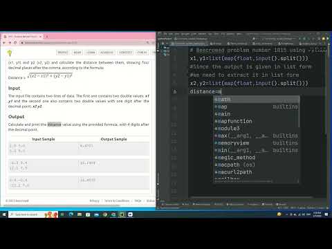 BeeCrowd Solution   Problem No : 1015 II URI for beginner