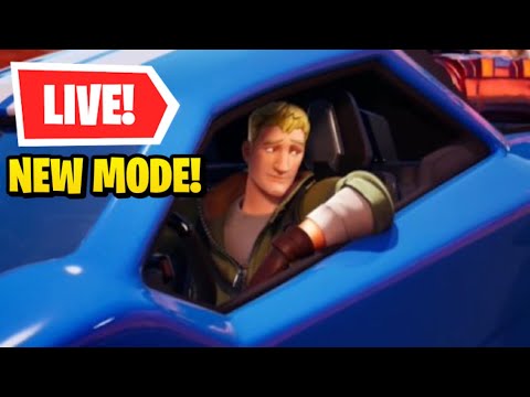 🔴 LIVE - Fortnite RACING mode customs! - YouTube