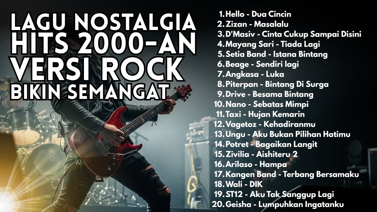 PLAYLIST LAGU JAMAN SMA 2000-AN VERSI ROCK | Full Album bikin rindu masa - masa dulu