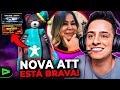 FREE FIRE AO VIVO !!! NOVA ATUALIZAÇÃO BRABA JOGANDO COM MINHA MAE