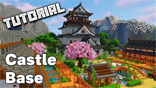 Fantasy Japanese Castle Base: Part 3 | Minecraft Tutorial