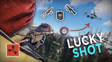 The LUCKIEST SHOT to STEAL ALL of his BEST GEAR! - Rust Solo Survival #4 (END)