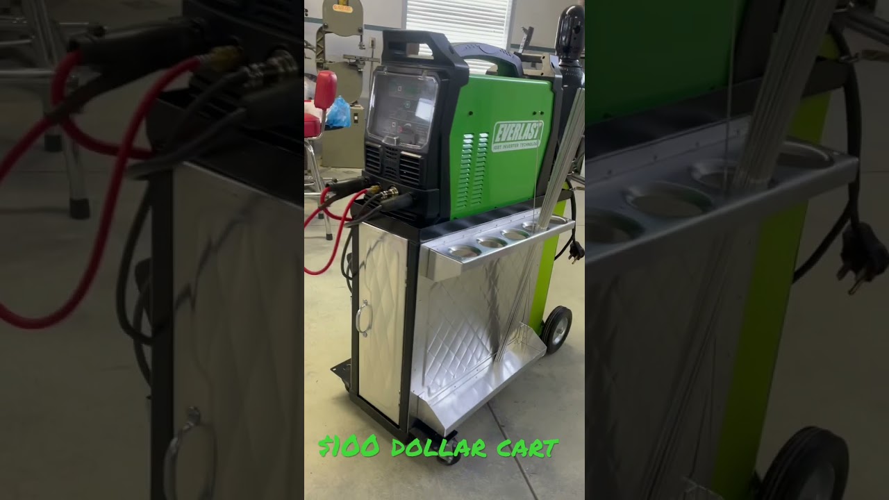 Сварочная тележка, собранная менее чем за 100 долларов! Скоро выйдет полное видео! 