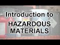 Introduction to HAZARDOUS MATERIALS - YouTube