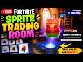 🔴FORTNITE SPRITE TRADING ROOM!! (ROAD TO 7K SUBSCRIBERS)