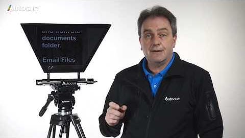 Autocue Starter Series iPad Teleprompter