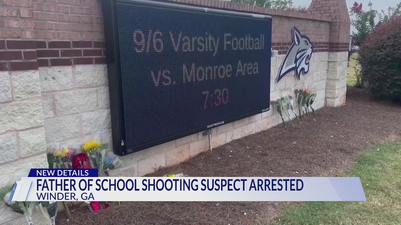 Father of Georgia high school shooting suspect charged - YouTube