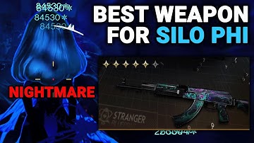 (SOLO) Best Weapon and Build for SILO PHI Nightmare | Once Human