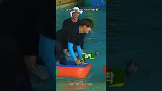 every member getting soaked in challenge except our legend suga 🔥 #BTS