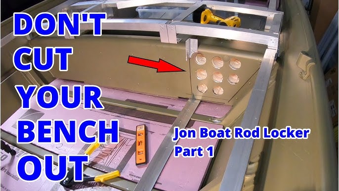 How to Install ROD TUBES in a BOAT! Jon Boat 