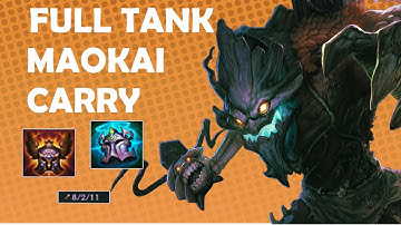 IWillDominate JUNGLE FULL TANK MAOKAI |  HARD CARRY | WTF IS THIS DAMAGE??
