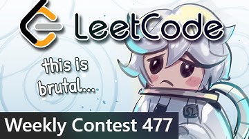 Leetcode Weekly Contest 477 - I entered a brutal coding contest