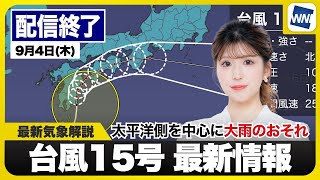ウェザーニュースの配信のサムネイル画像