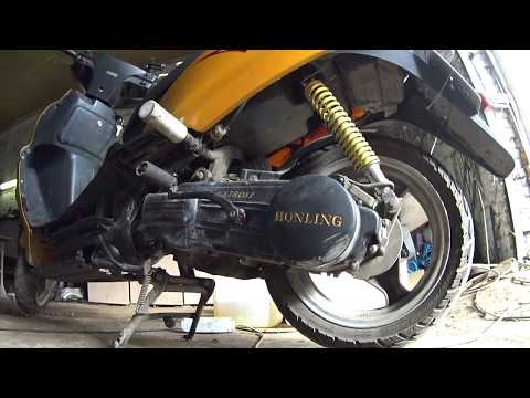 Ремонт кикстартера. Honling 150.