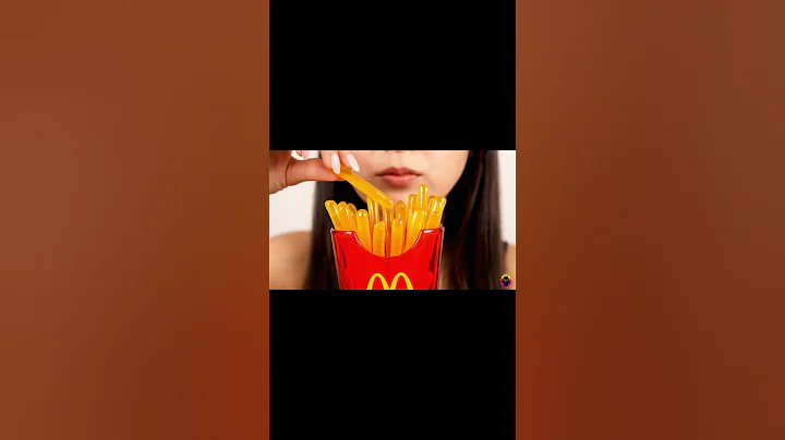 Glass Fries & Fast Food AI ASMR Mukbang Eating (Oddly Satisfying)