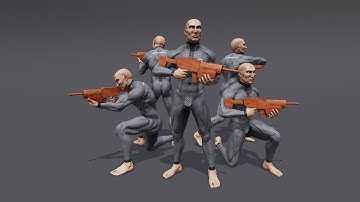 Assault Rifle Animset Showcase