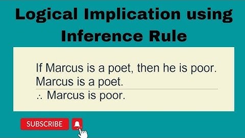 DMS UNIT 2 : Lecture 8| Logical Implication using Rules of Inference