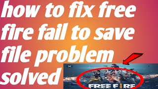 Nox Free Fire Error Failed To Save File Herunterladen