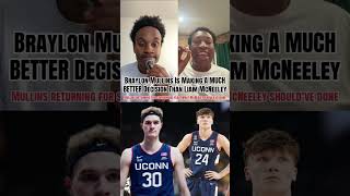 Braylon Mullins will be returning to UConn for his sophomore season, it’s the right decision for him