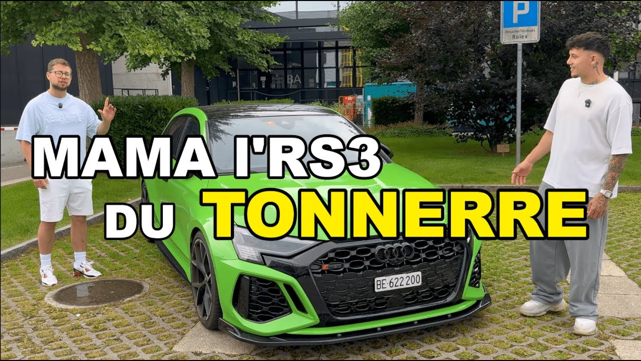 CETTE RS3 EST INCROYABLE ! (surtout la couleur)