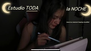 ASMR estudio TODA la noche (susurros, inaudible, keyboard typing)