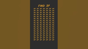 can you find 37 in 5 seconds? #wordpuzzlegame #game #mathematics #mindbendingquiz #puzzle