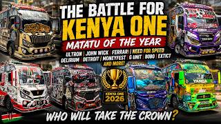Kenya One Matatu of the Year 2026 Battle Heats Up | Ultron, John Wick, Ferrari, NFS Detroit Delirium