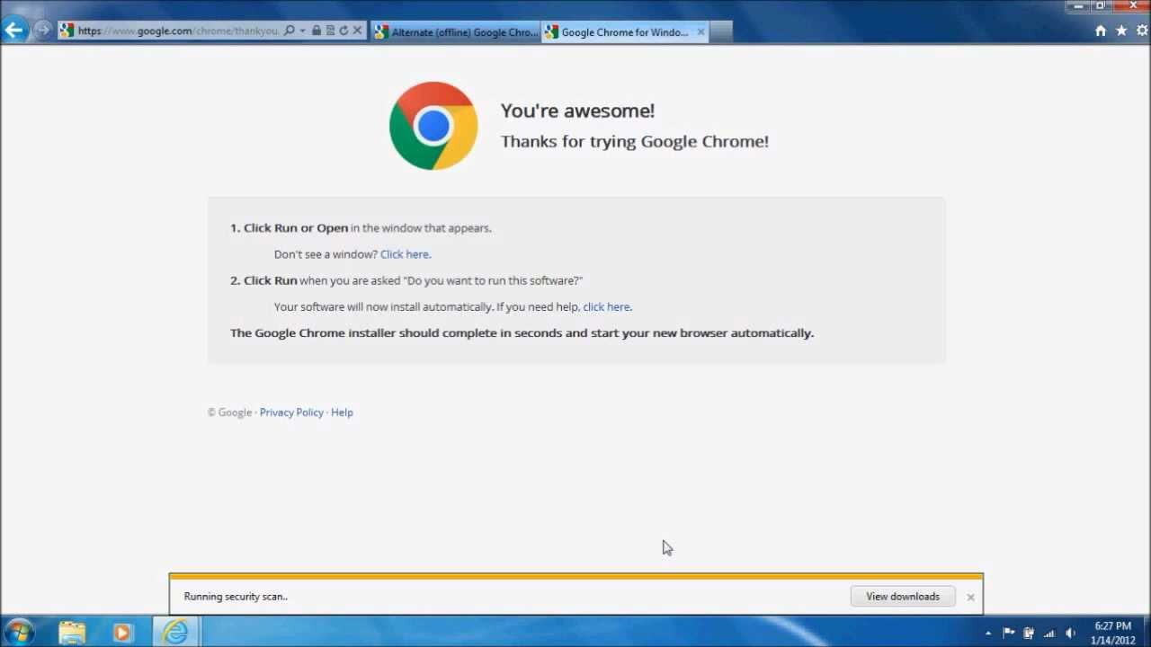 google chrome installer free download