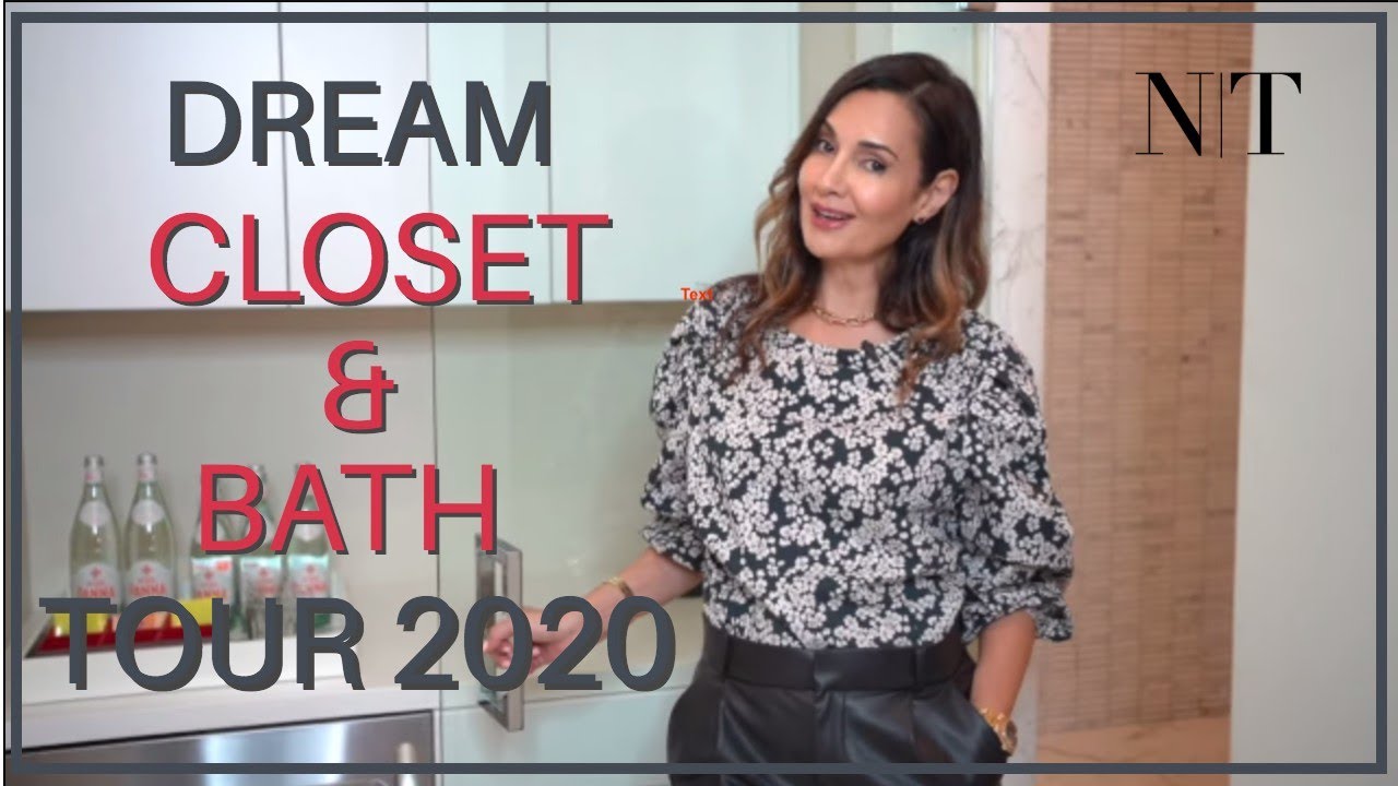 Dream MASTER CLOSET & BATHROOM MODERN Oasis TOUR | NINA TAKESH | RED ...