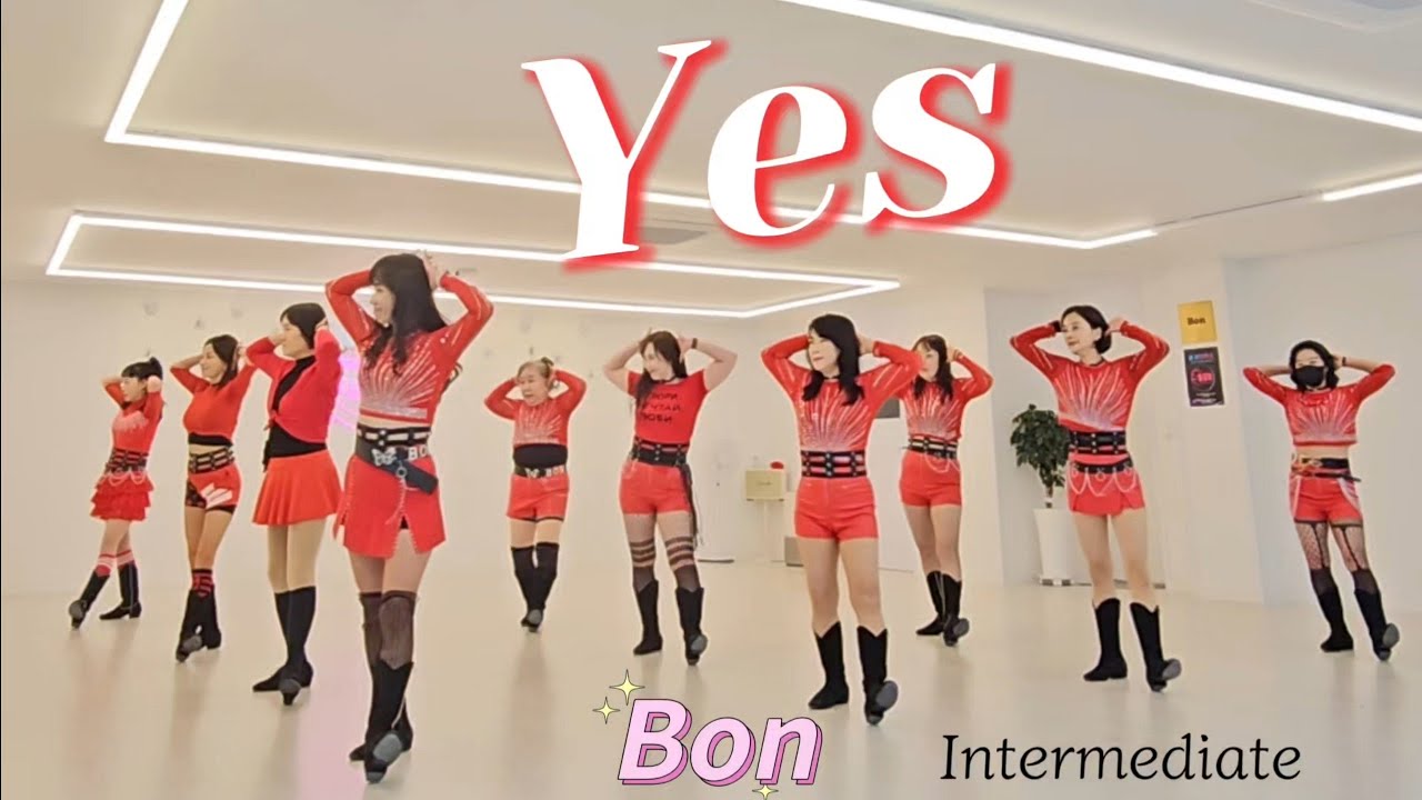 Yes - Line Dance (Intermediate) 월화목 11시30분/ 인천 연수구 010 2880 0811 