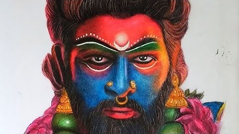 Draw With Me - Pushpa 2 Drawing,  Allu Arjun Drawing, Outline Tutorial 😍