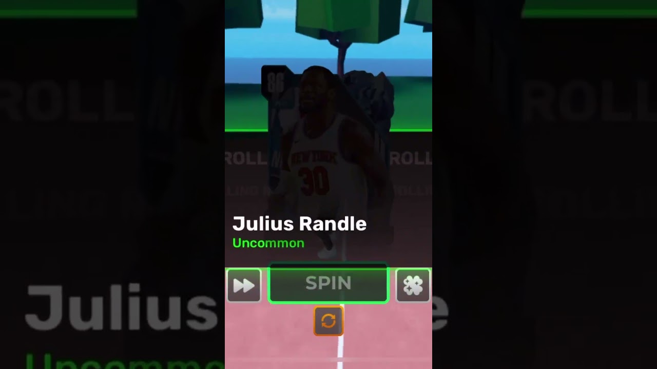 Rolling legendary on my first spin.                Game🎮: BASKETBALL RNG