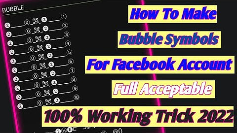 How To Make Own Name Acceptable Invalid And Unique Symbols 2022 | Invalid Name Facebook account 2022
