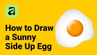 How to Draw a Sunny Side Up Egg in Affinity