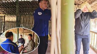 May's house was broken into, and police officer Luyen arrived to handle the incident.