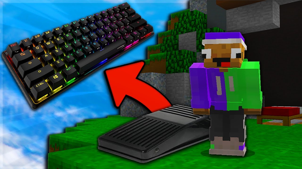 I Played Bedwars with Foot Pedals