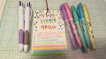 Pens & Bible - Color coding and highlighting part 3