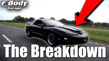 Breaking down all the modifications done to my Procharged Pontiac Trans Am