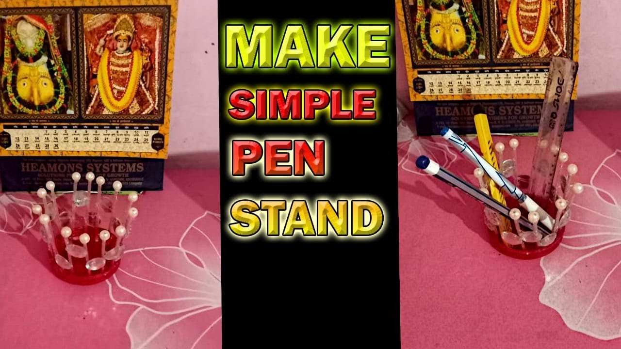 How to make simple pen Stand at home