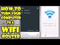 How to make 'Wi-Fi' hotspot on your Computer | DreamTech IT | Turn your computer to a WiFi router |