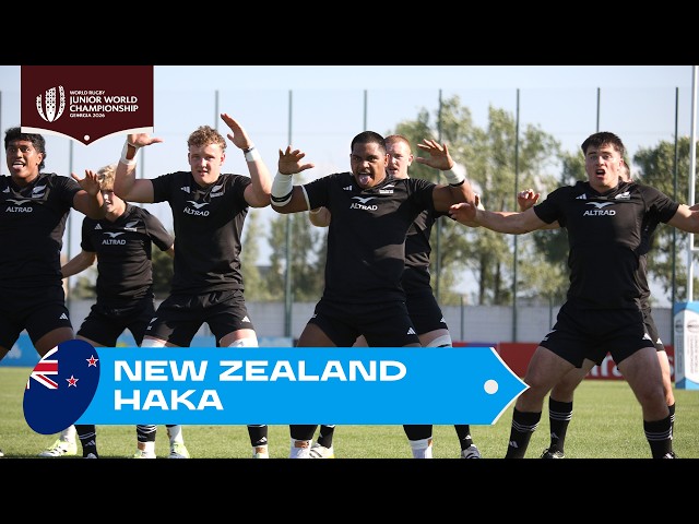 A special Haka by the Baby Blacks 🤩 | New Zealand v Italy | Junior World Championships