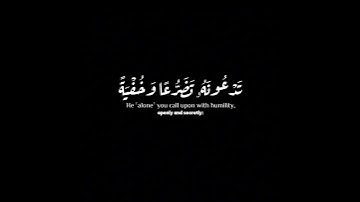 (قل من ينجيكم من ظلمات…) |إدريس أبكر | سورة الانعام | #quran #كرومات #krumat #reels #quran_kareem